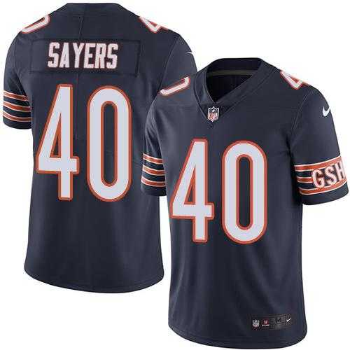 Nike Men & Women & Youth Bears 40 Gale Sayers Navy Blue Color Rush Limited Jersey,We sell and wholesale Nike Men & Women & Youth Bears 40 Gale Sayers Navy Blue Color Rush Limited Jersey on line form chian!